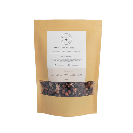 Cacao, Orange & Espresso Granola