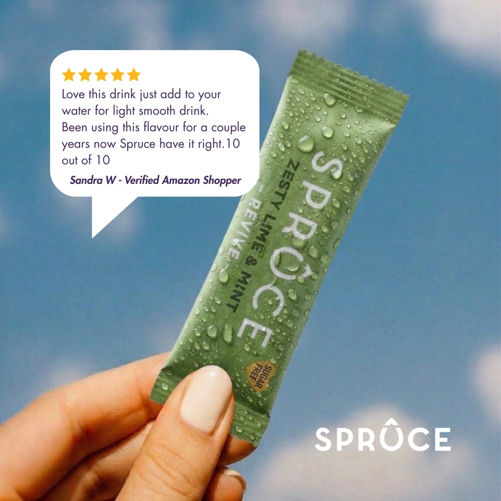 Spruce Zesty Lime & Mint Water Enhancer 12 Pack
