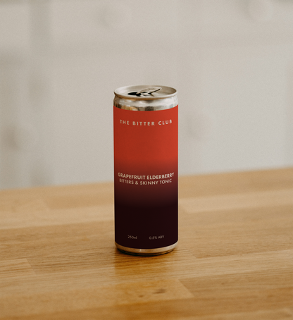 Grapefruit Elderberry Bitters & Tonic