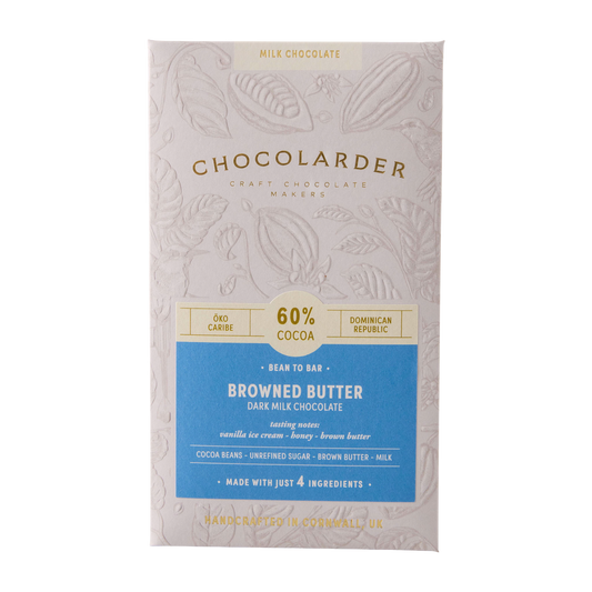 Browned Butter 60%  Milk Chocolate Bar