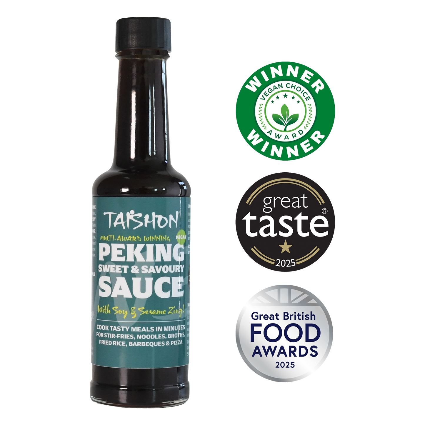 TAISHONS PEKING SWEET AND SAVOURY SAUCE WITH SOY AND SESAME ZING