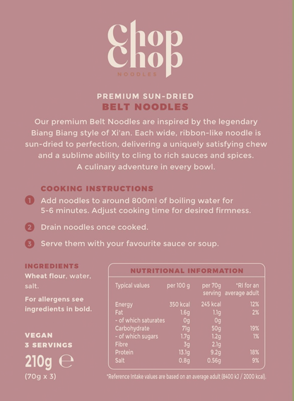 Premium Sun-Dried Belt Noodles