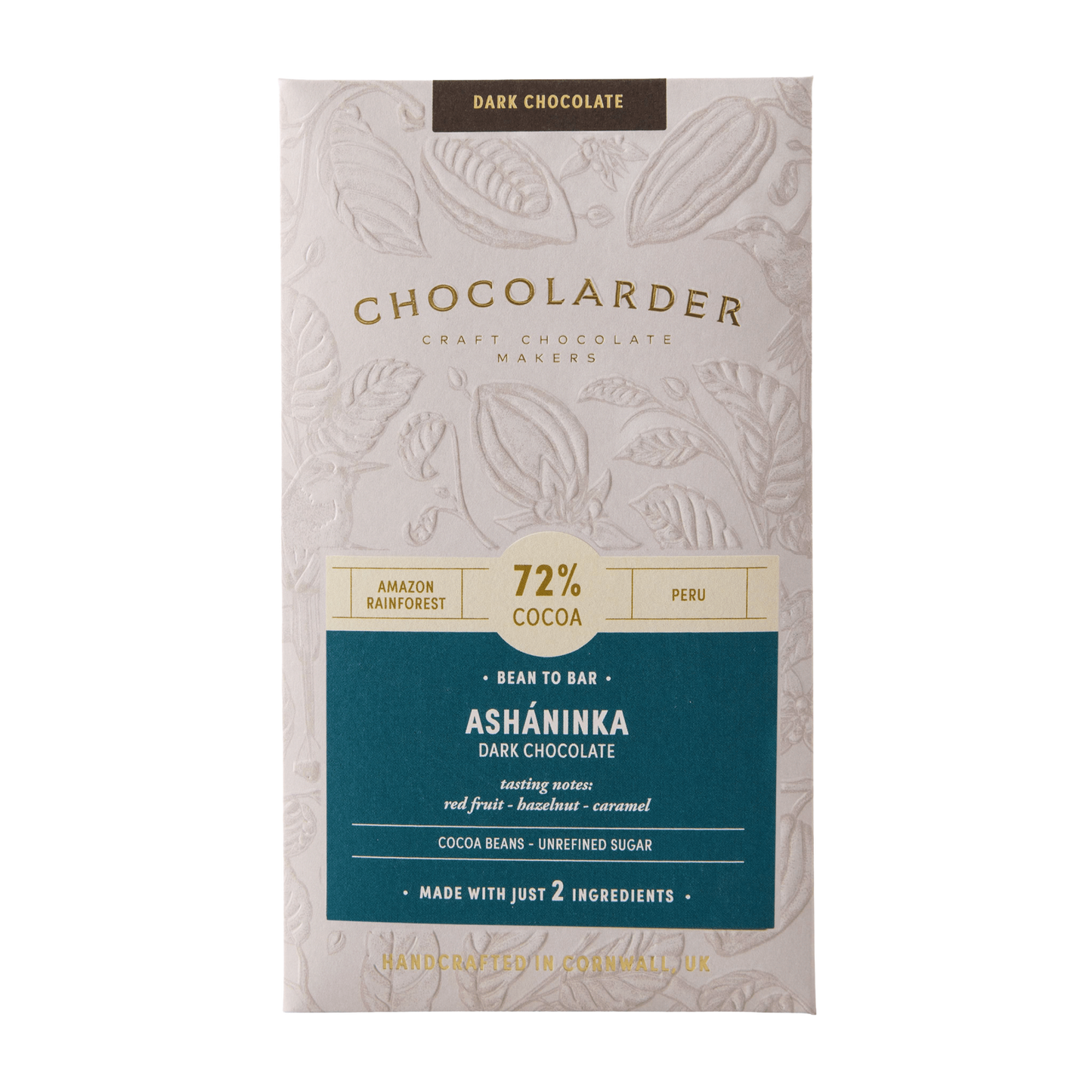 Asháninka 72% Dark Chocolate Bar