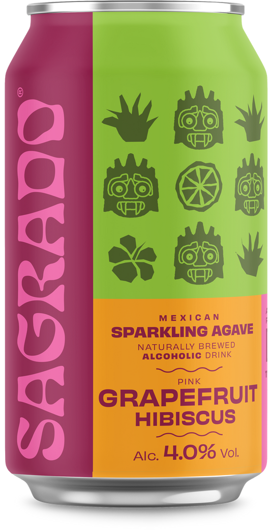 Grapefruit Hibiscus - Gluten free - Sparkling Agave - 4% ABV