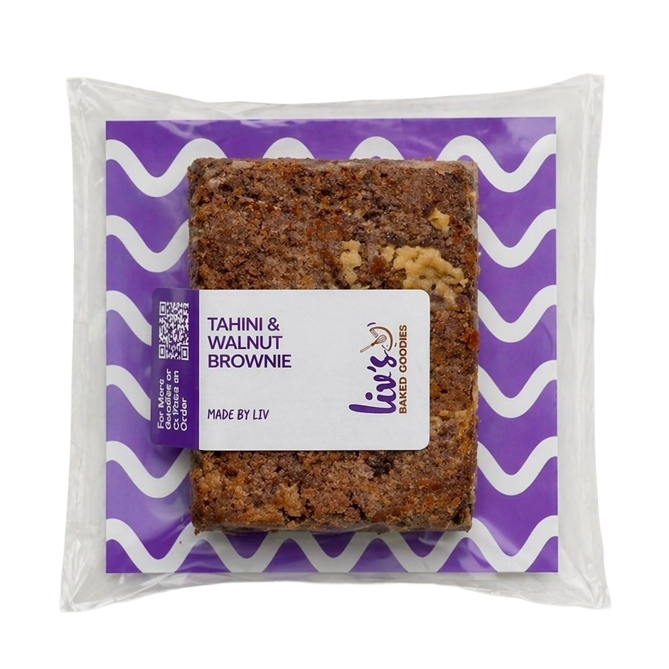 Tahini and Walnut Brownies