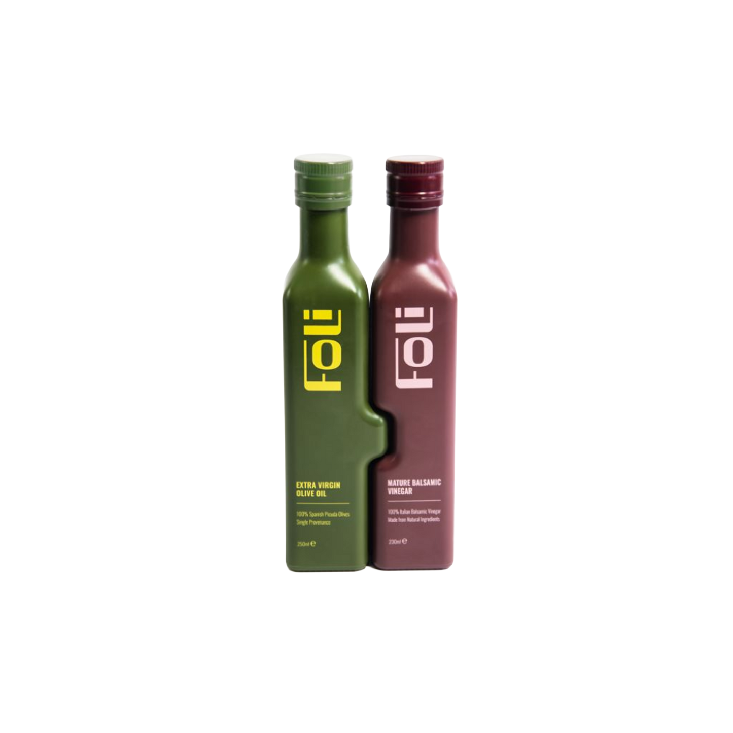 FOLI PREMIUM DRESSING DUO : Extra Virgin Olive 0il Picuda 250ml & Mature Balsamic Vinegar 230ml