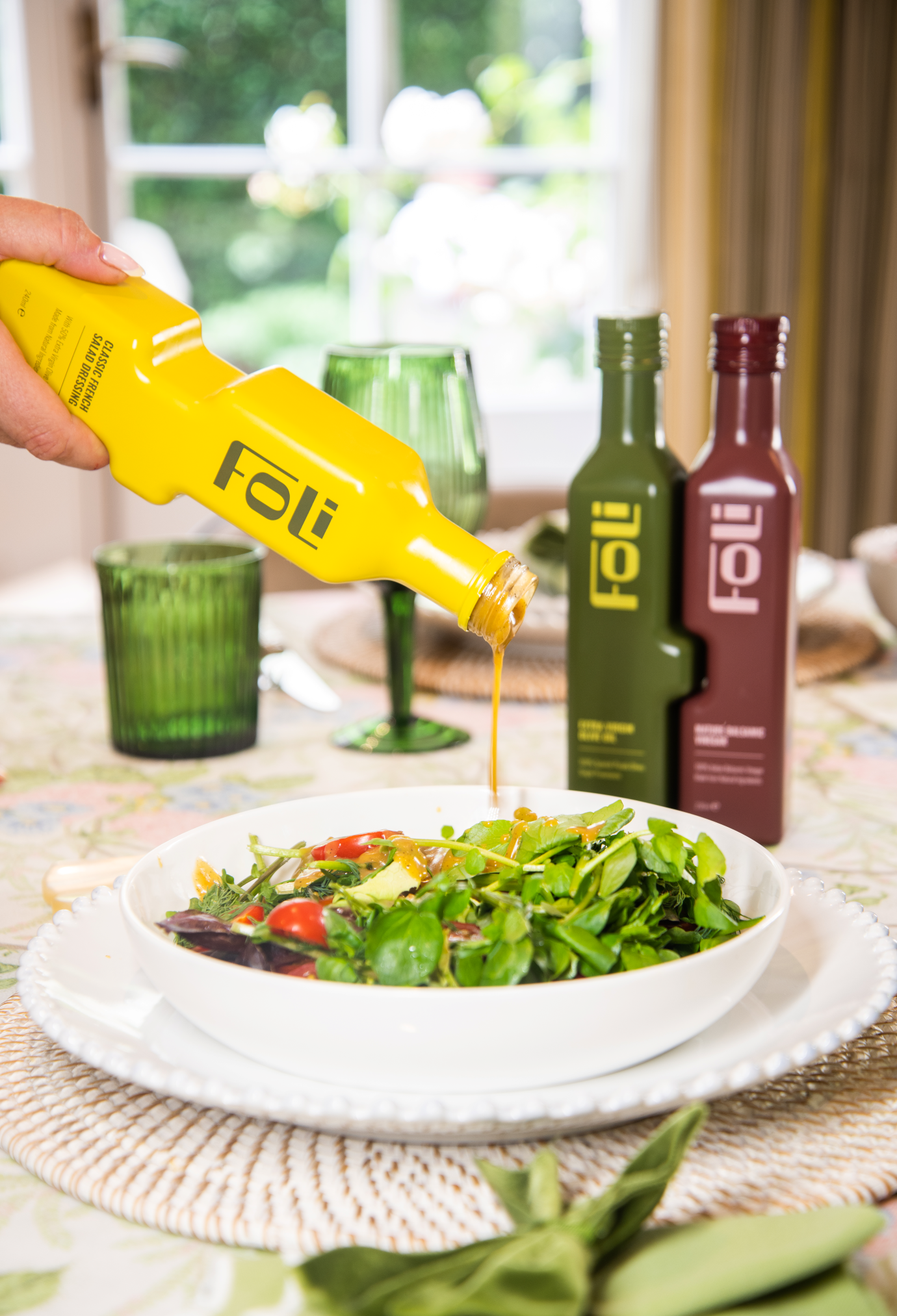 FOLI PREMIUM DRESSING DUO : Extra Virgin Olive 0il Picuda 250ml & Mature Balsamic Vinegar 230ml