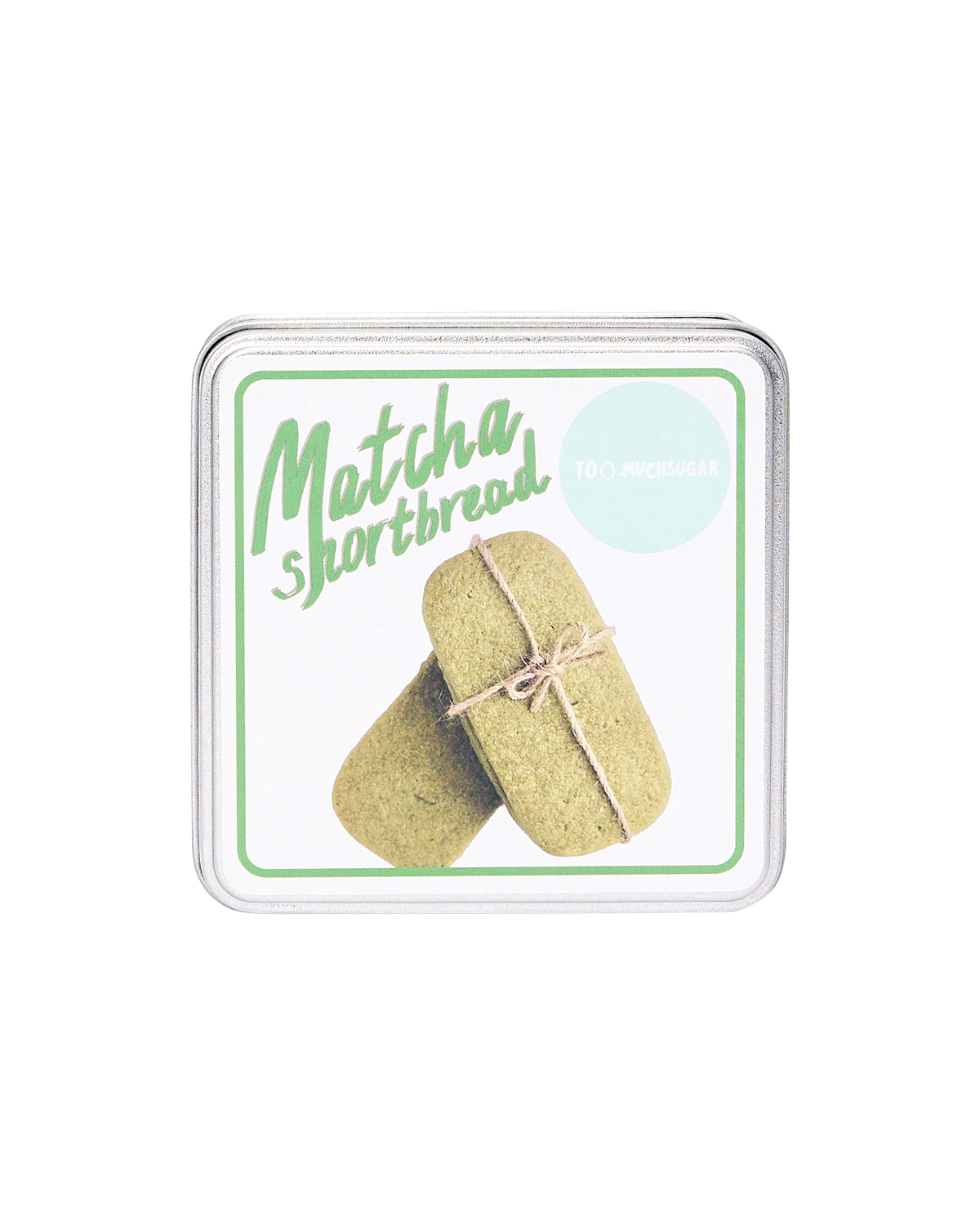 Japanese Matcha Shortbread Biscuit Tin