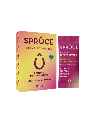 Spruce Daily Electrolyte Lemon & Pomegranate 7 Pack