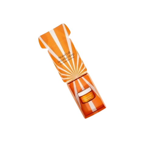 White Wood Candle Melts Into Hand Cream