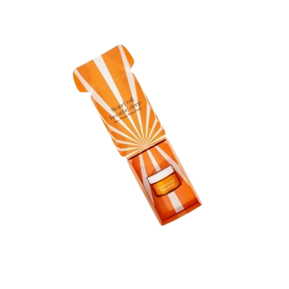 White Wood Candle Melts Into Hand Cream