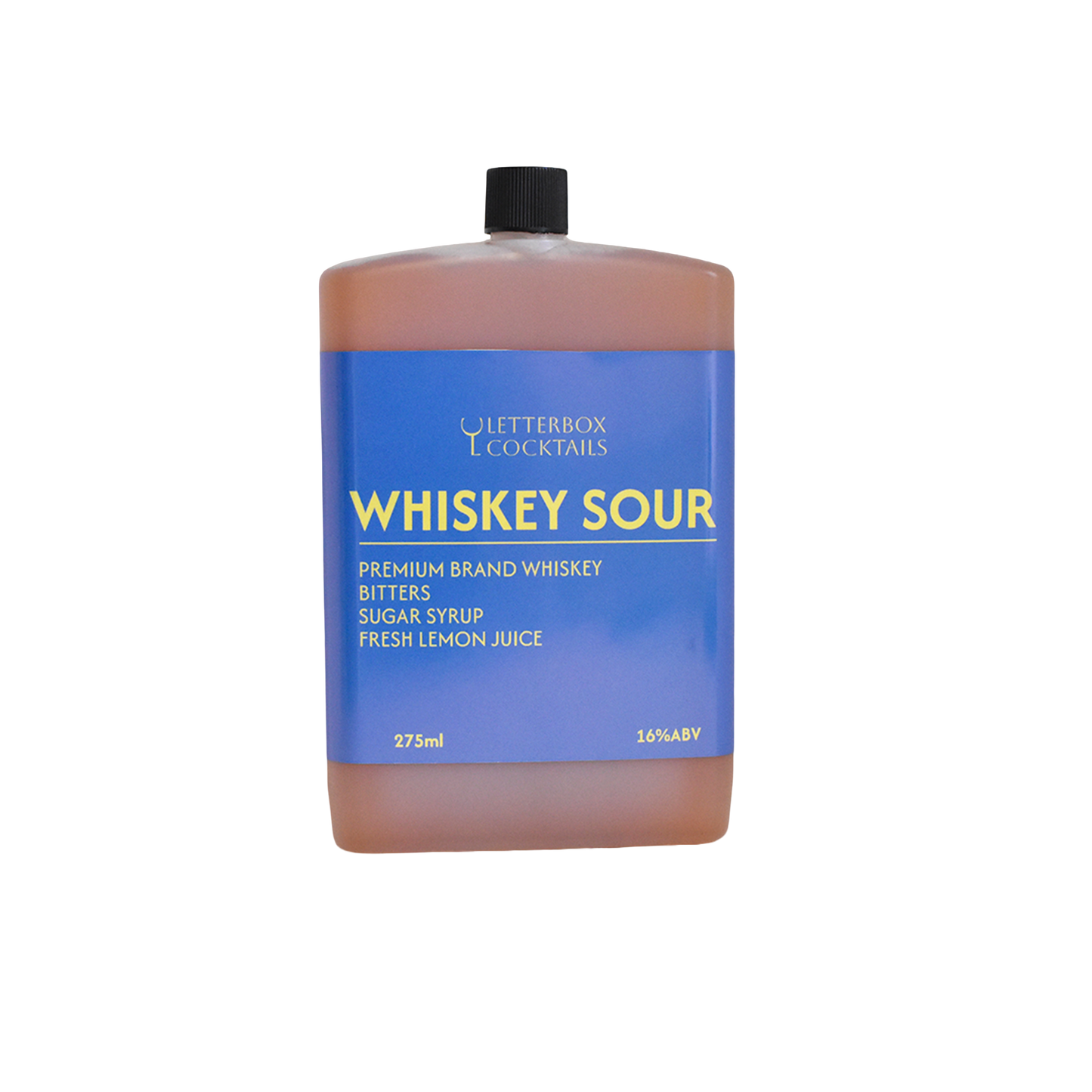 Whiskey Sour Letterbox Cocktail