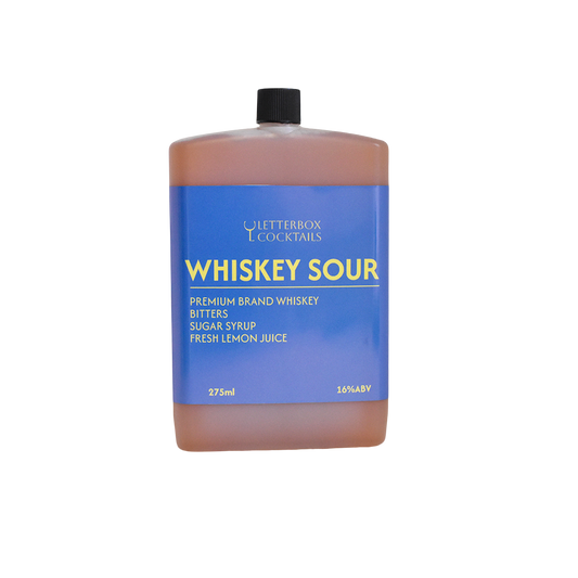 Whiskey Sour Letterbox Cocktail