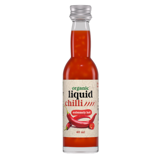 Organic Liquid Herb Extremely Hot Chilli, 12 x 40ml
