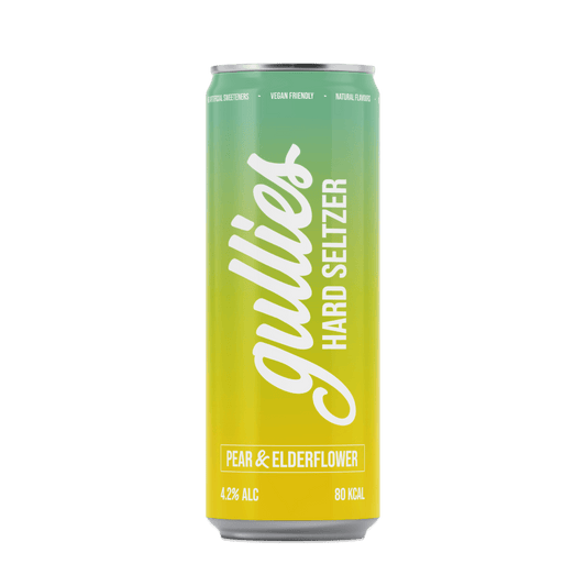 Gullies Hard Seltzer - Pear & Elderflower