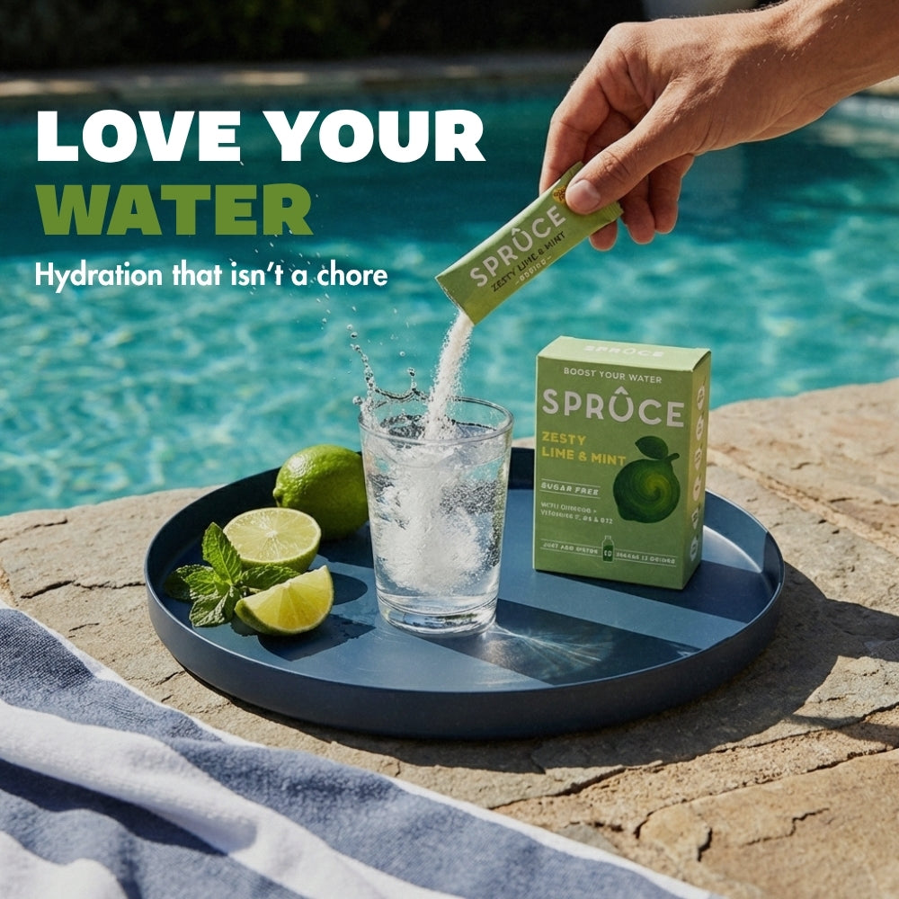 Spruce Zesty Lime & Mint Water Enhancer 12 Pack
