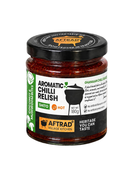 Aromatic Chilli Relish with Coconut & Mushrooms