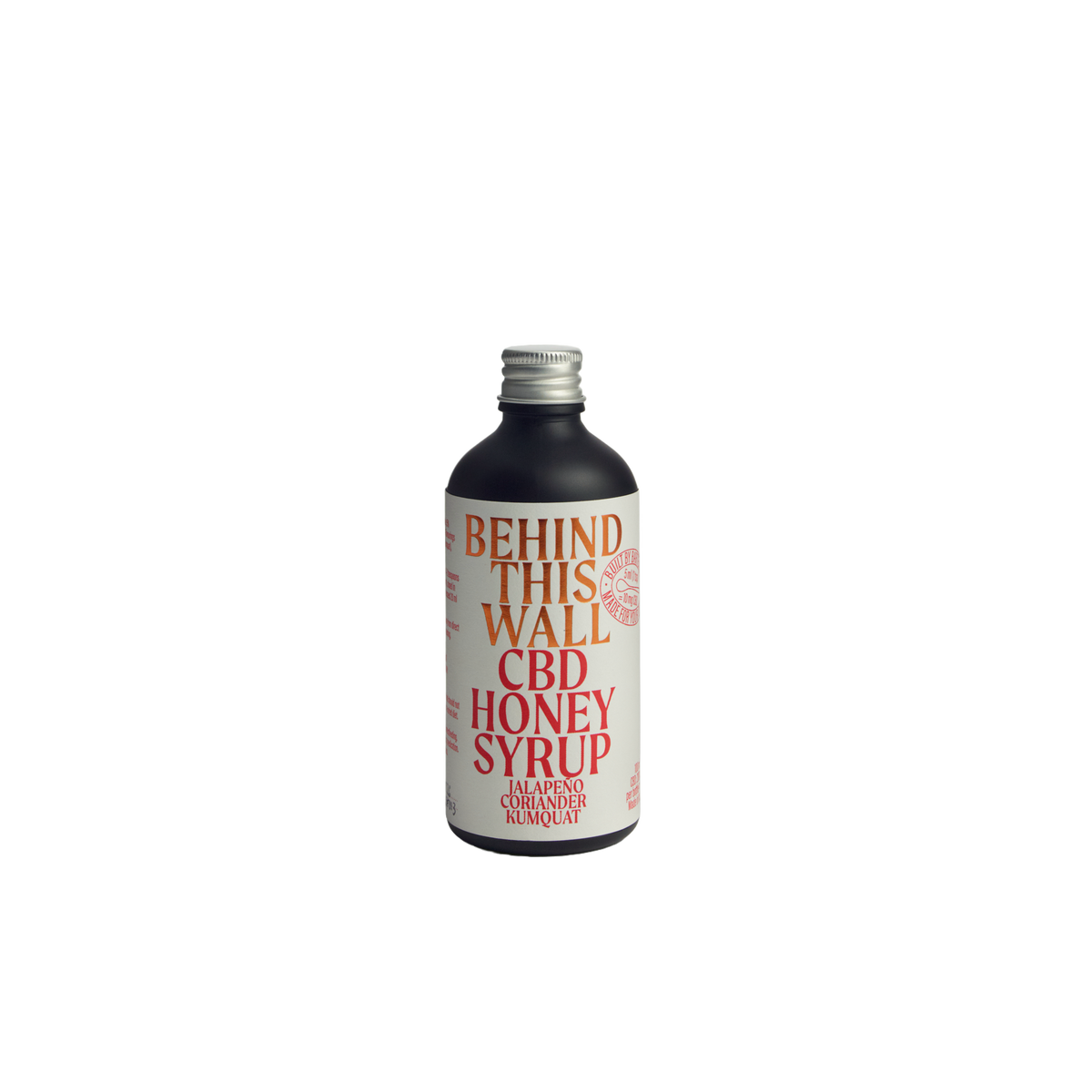 Behind This Wall CBD Honey Syrup – Jalapeño, Coriander, Kumquat