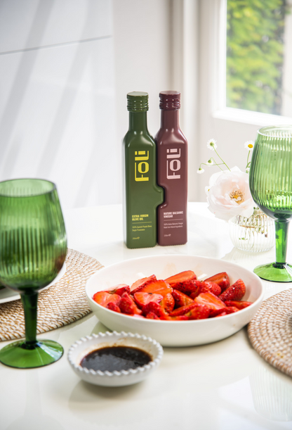 FOLI PREMIUM DRESSING DUO : Extra Virgin Olive 0il Picuda 250ml & Mature Balsamic Vinegar 230ml