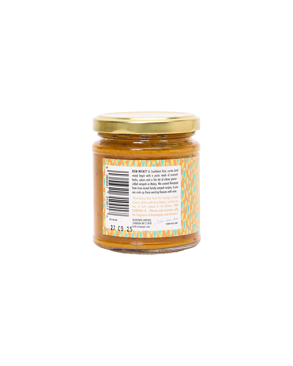 Peranakan Turmeric & Lemongrass Curry Paste