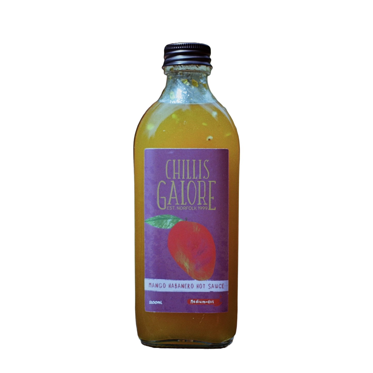 Mango Habanero Hot Sauce (Medium-Hot) 200ml