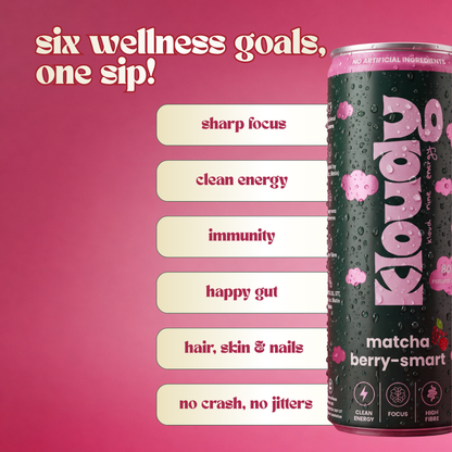 Kloudy Matcha Berry Smart Healthy Energy Drink