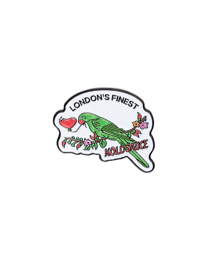 Kold Parakeet T-Shirt & Pin (Small)