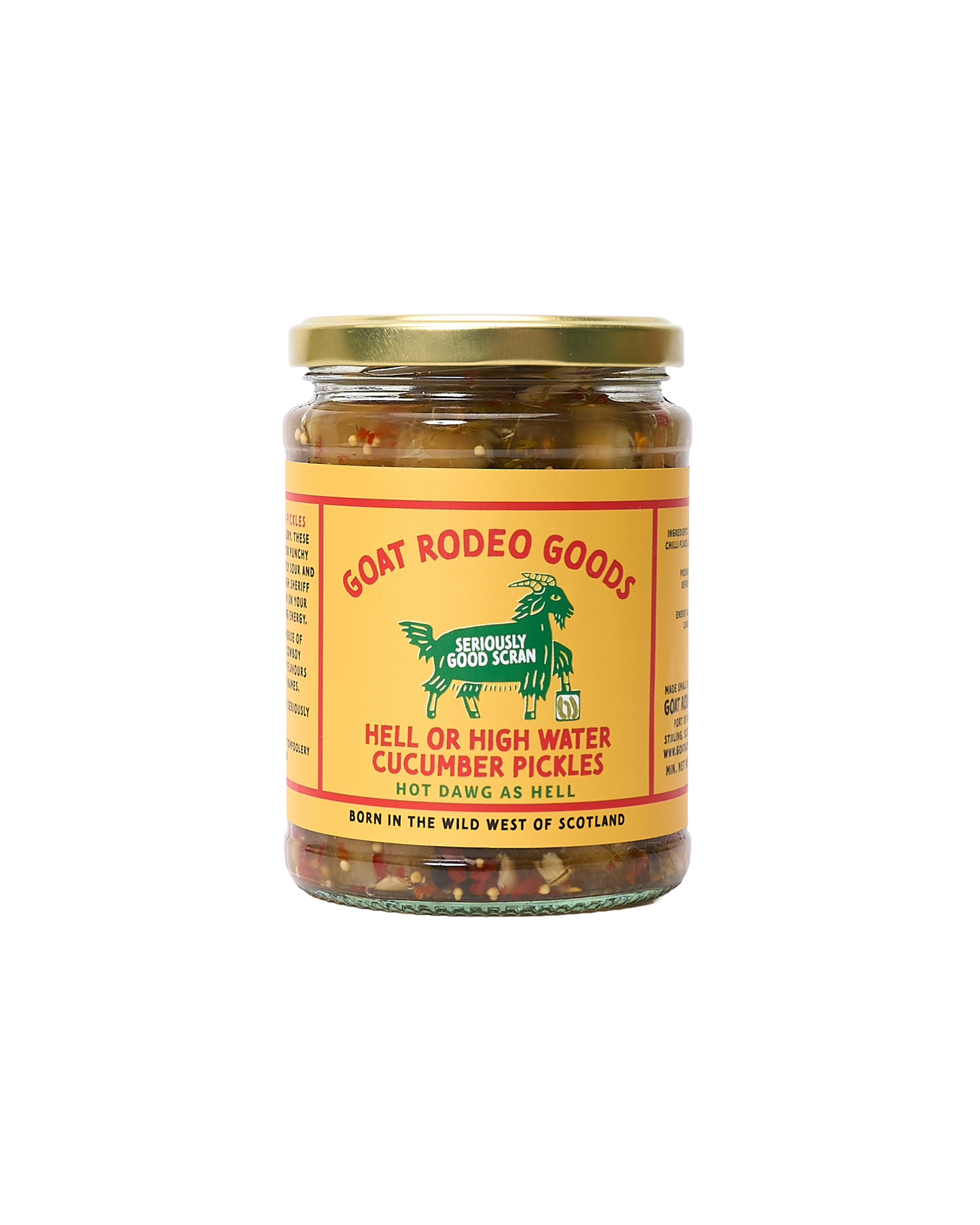 Hell Or High Water Spicy Cucumber Pickles