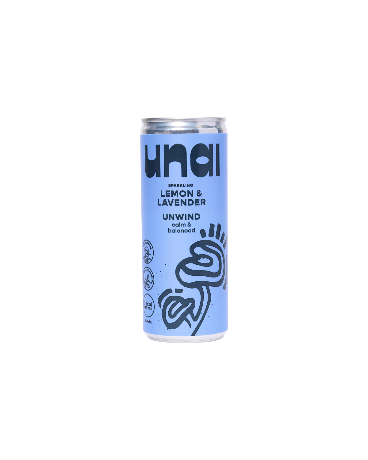 UNWIND: Lemon & Lavender Adaptogenic Soda