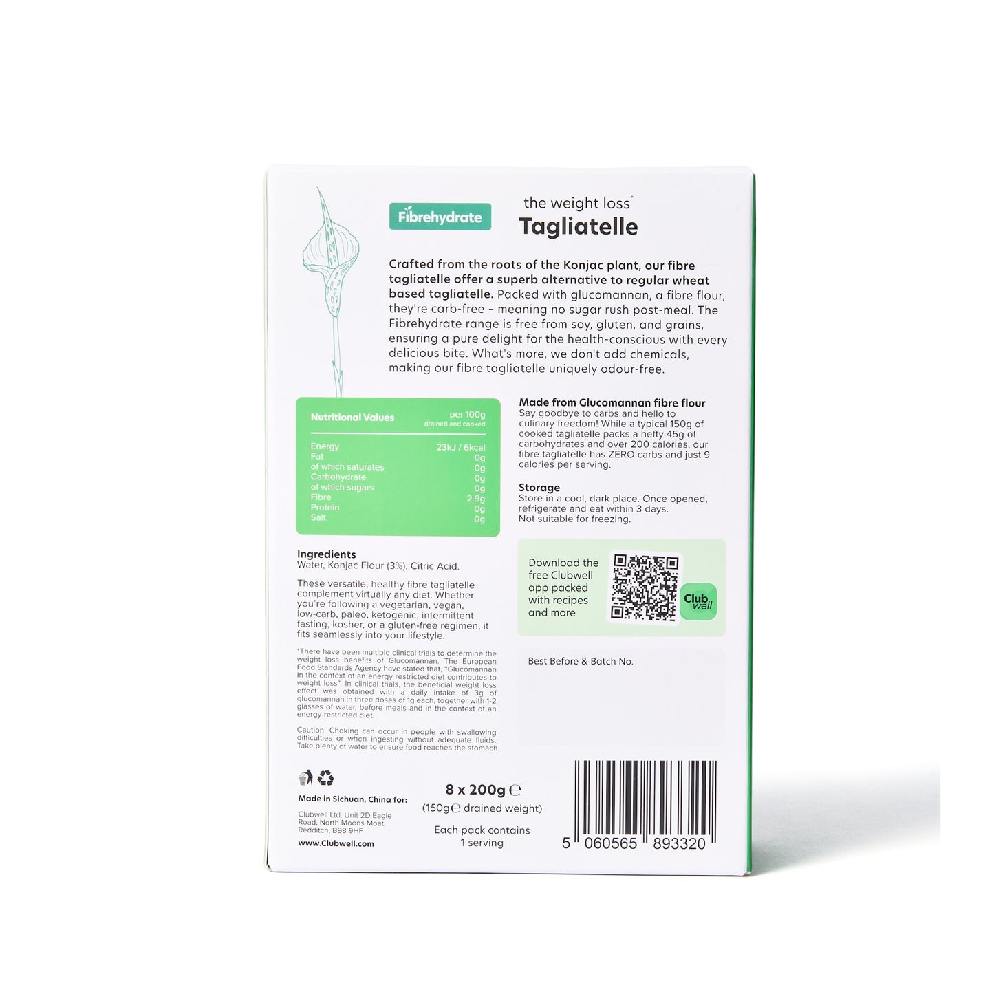 Fibrehydrate Tagliatelle