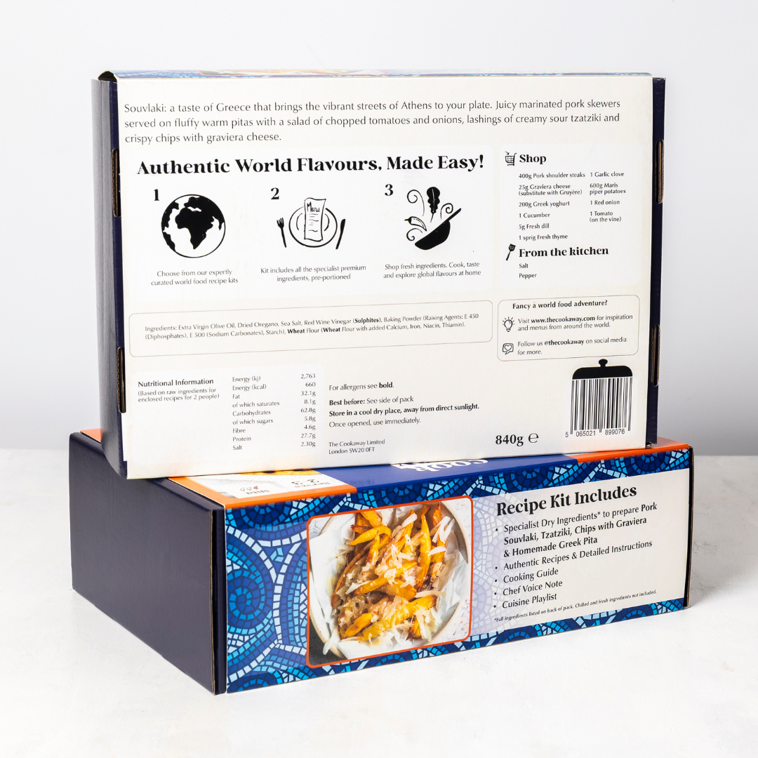 Greek Pork Souvlaki Recipe Kit