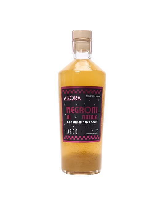 Negroni al Natale' Christmas Negroni with Lardo