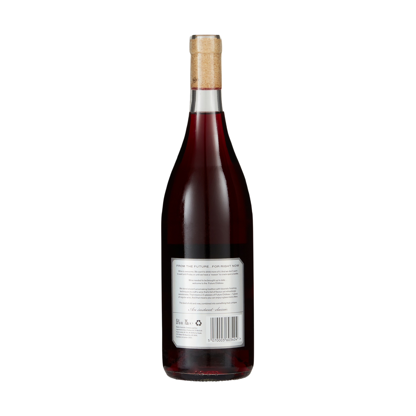 Mid-Strength Syrah Grenache Wine (5%)