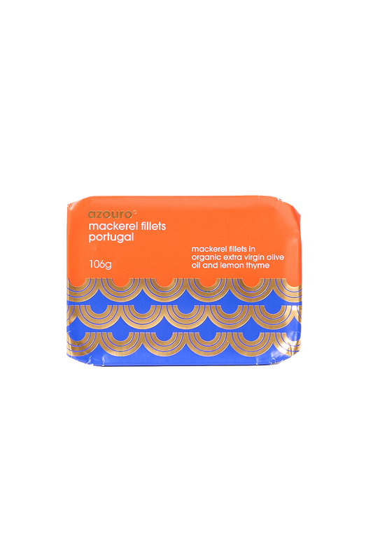 Mackerel fillets in Organic Extra Virgin Olive Oil and Lemon Thyme