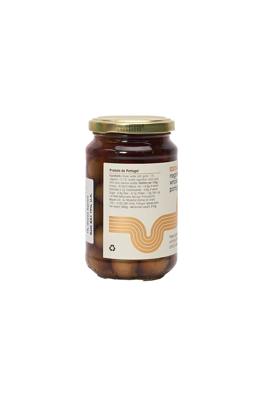Negrinha do Douro' Whole Olives with Garlic and Oregano