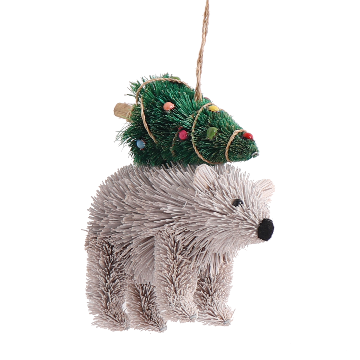 Bristle Polar Bear Decoration