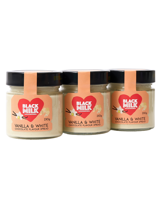 Vanilla & Madagascan White Chocolate Spread (3 Jars)