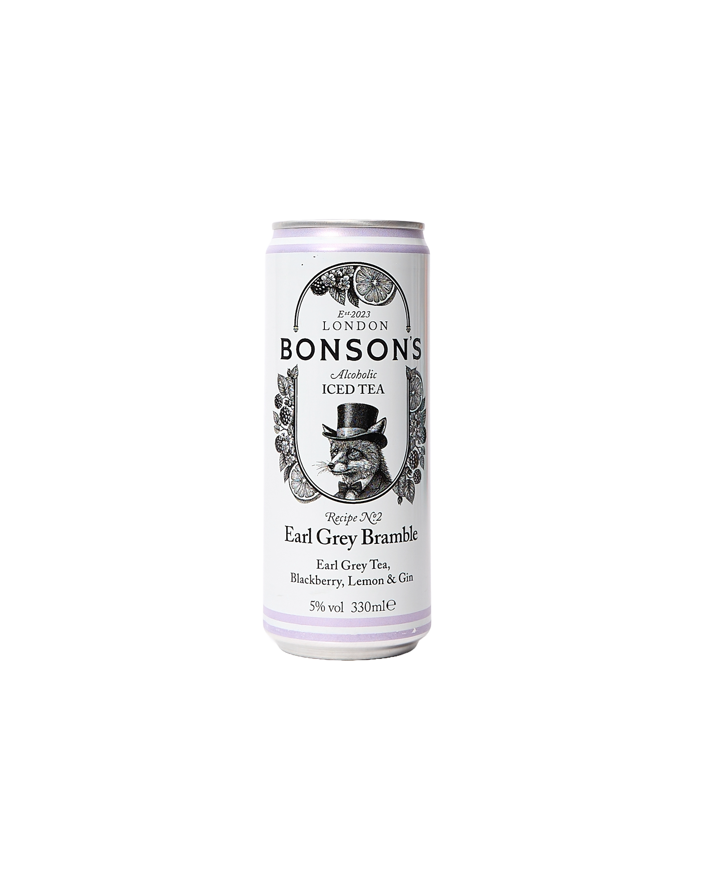 Alcoholic Earl Grey Bramble Iced Tea