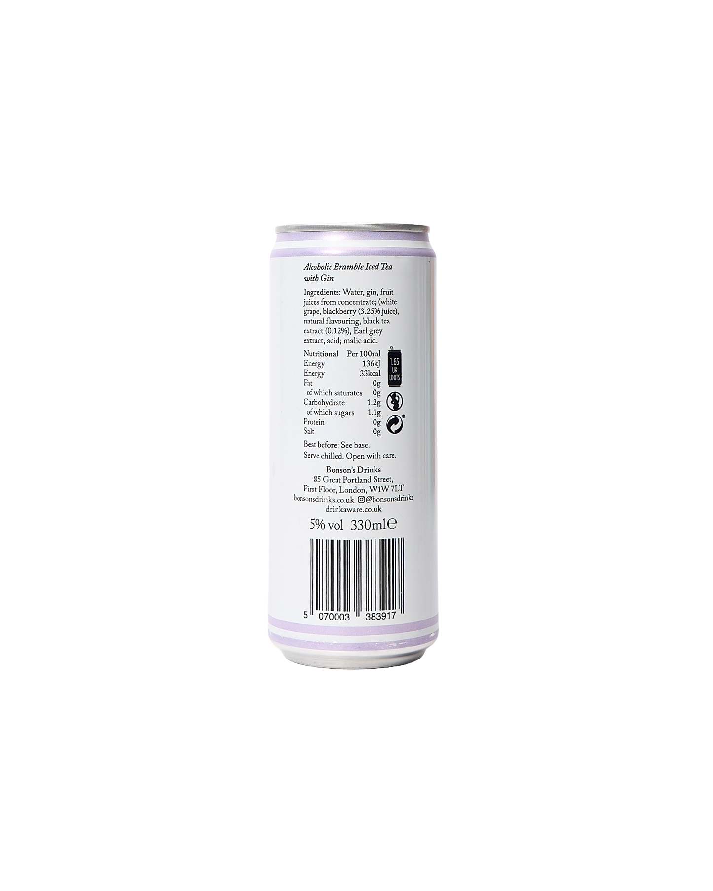 Alcoholic Earl Grey Bramble Iced Tea