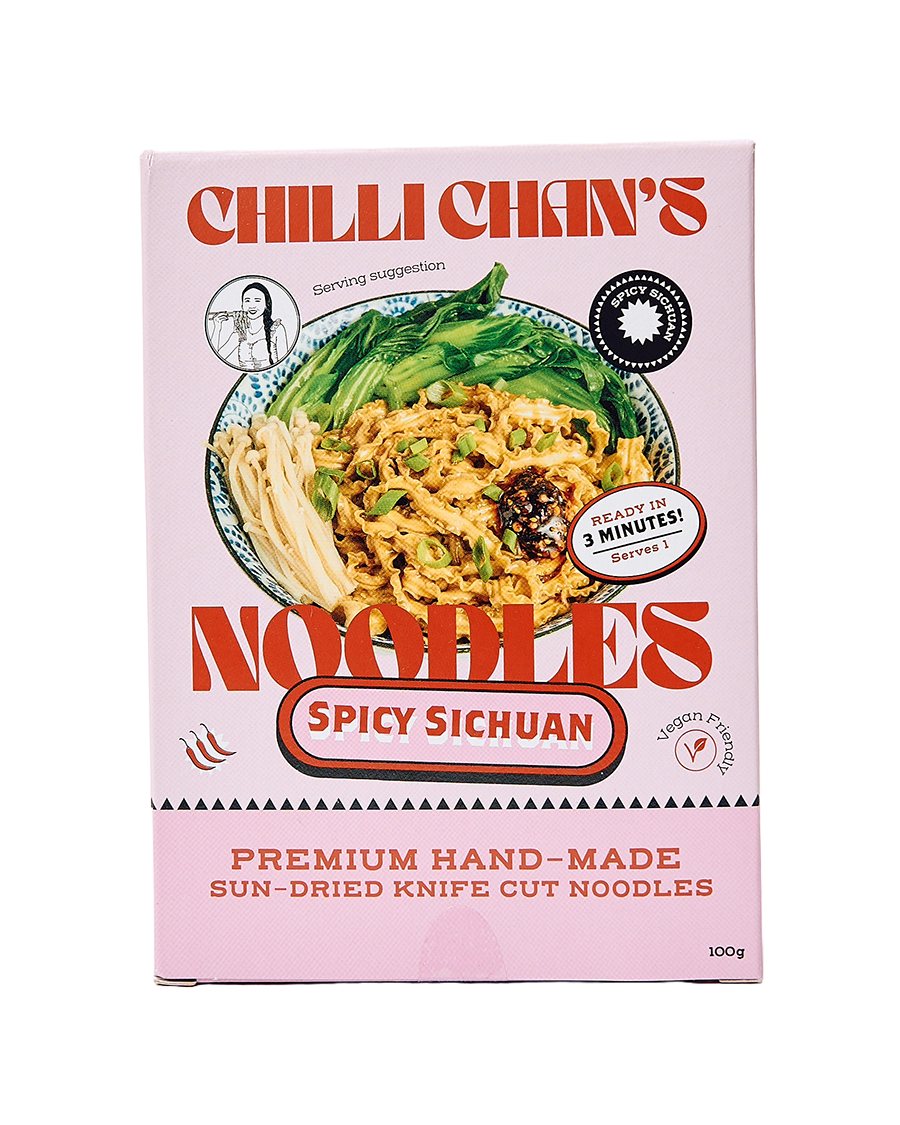 Knife-Cut Spicy Sichuan Instant Noodles