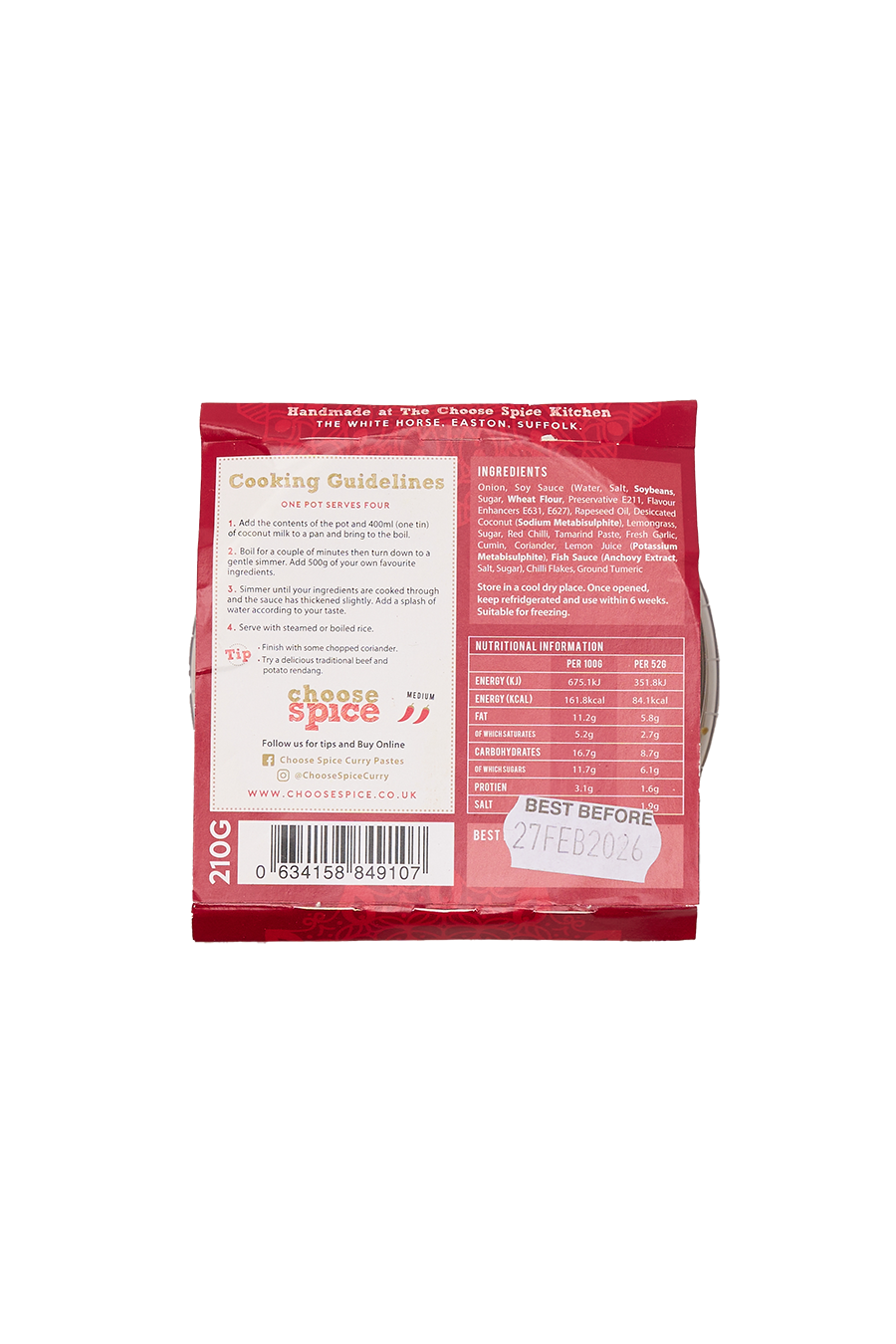 Rendang Curry Paste