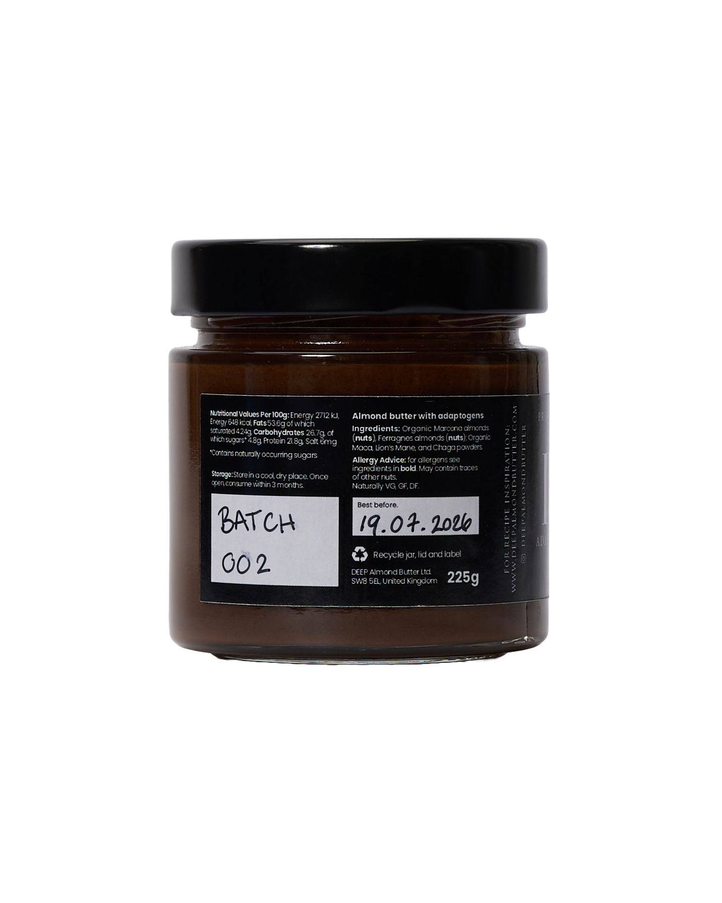 Adaptogenic Almond Butter