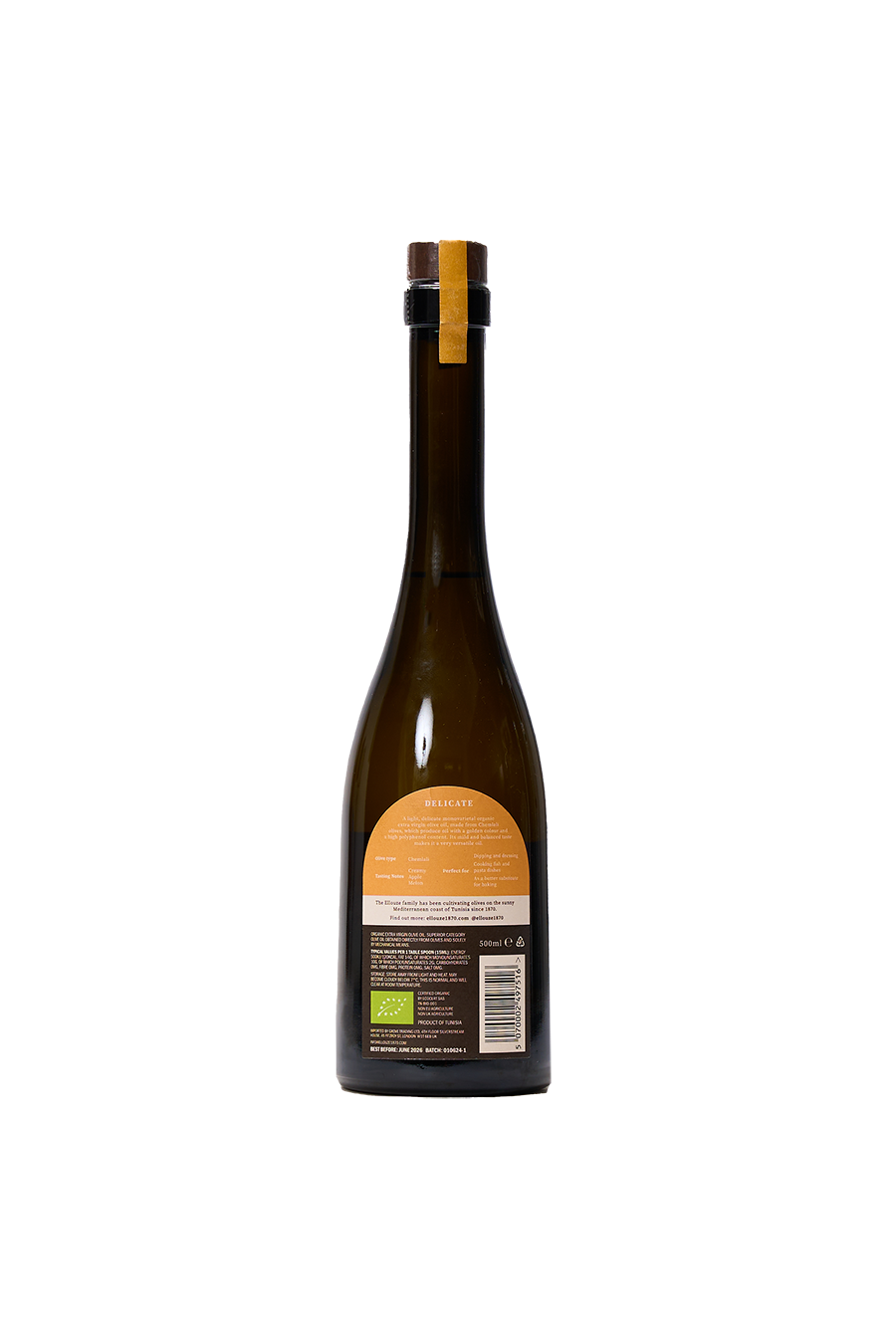 Delicate: Organic Extra Virgin Olive Oil