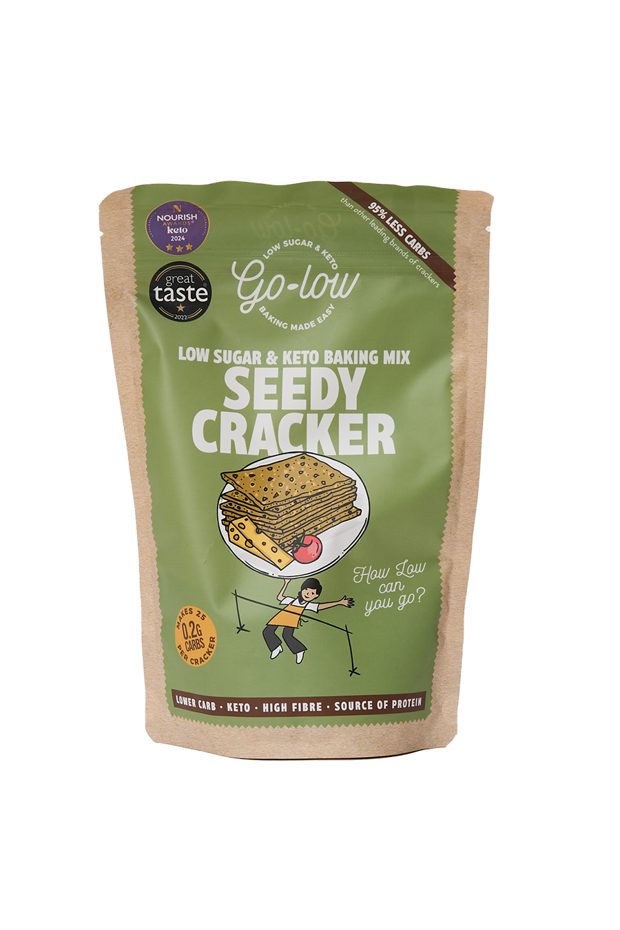 Keto Seedy Cracker Mix