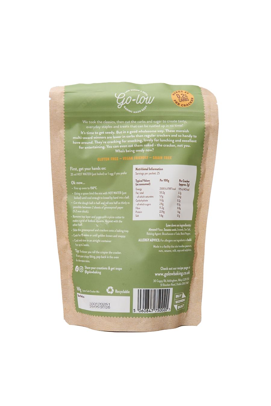 Keto Seedy Cracker Mix