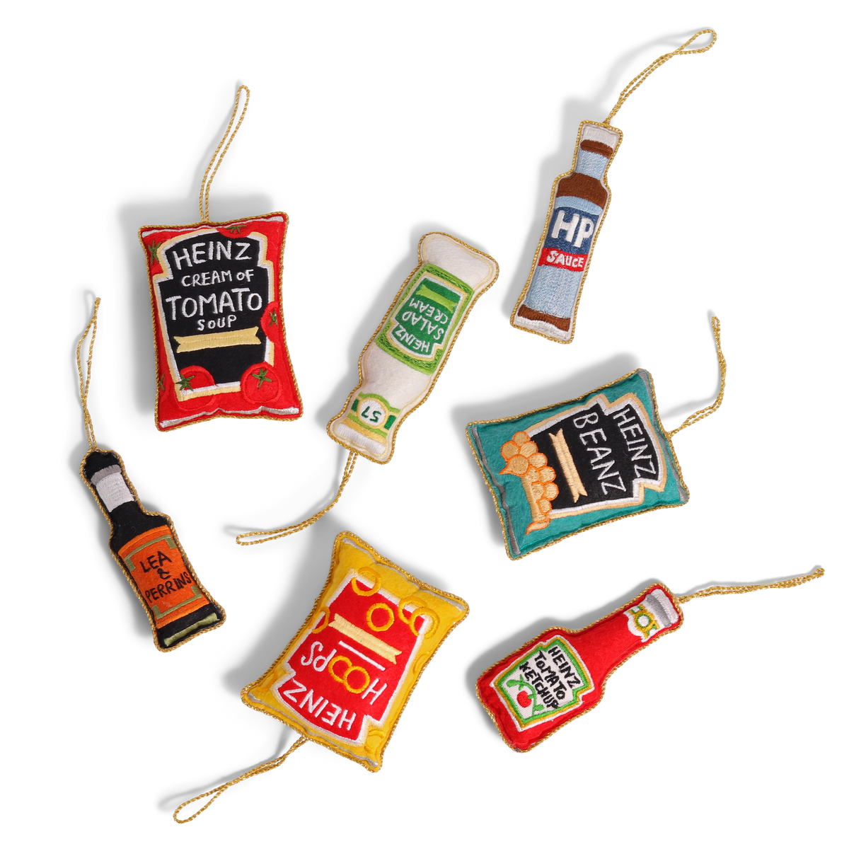 Heinz Tomato Ketchup Embroidered Decoration