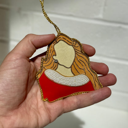 All I Want for Christmas Embroidered Decoration