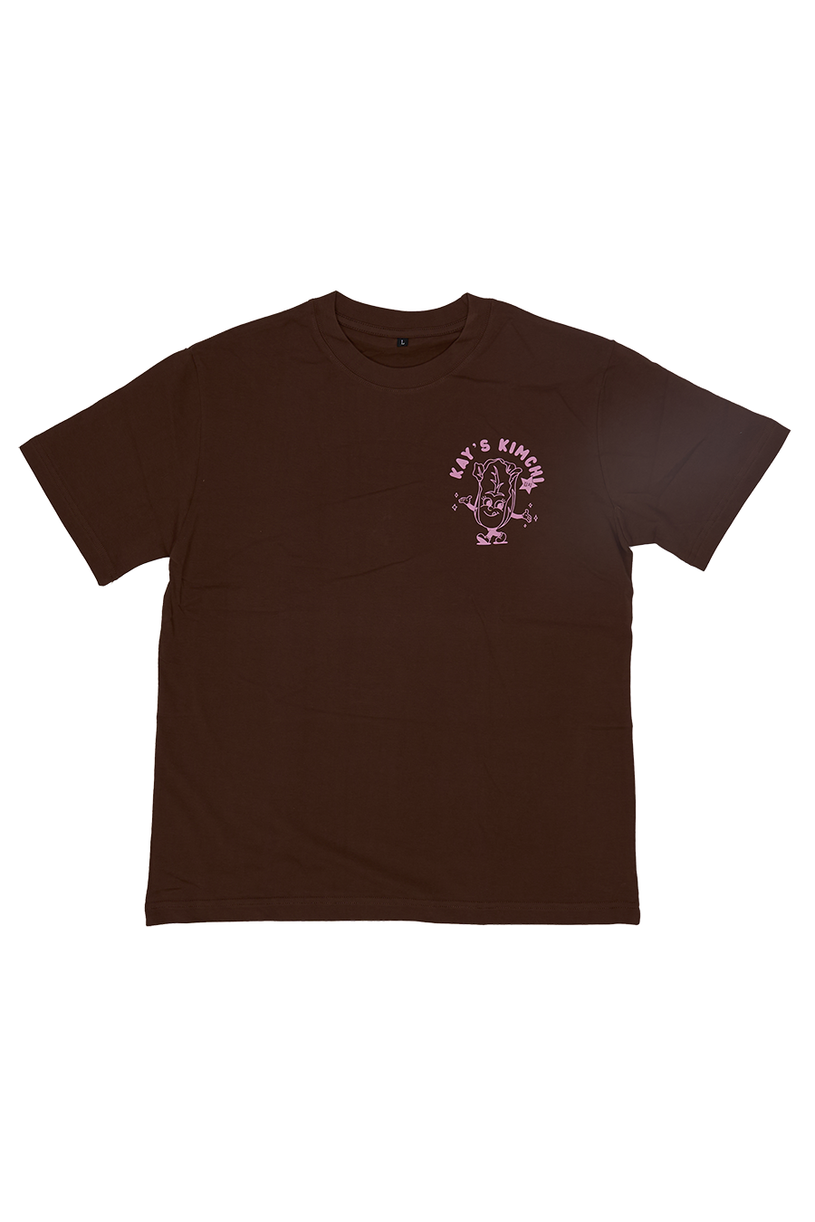 Pink & Brown Kimchi Tee (XL)
