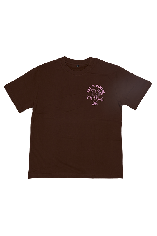 Pink & Brown Kimchi Tee (XL)