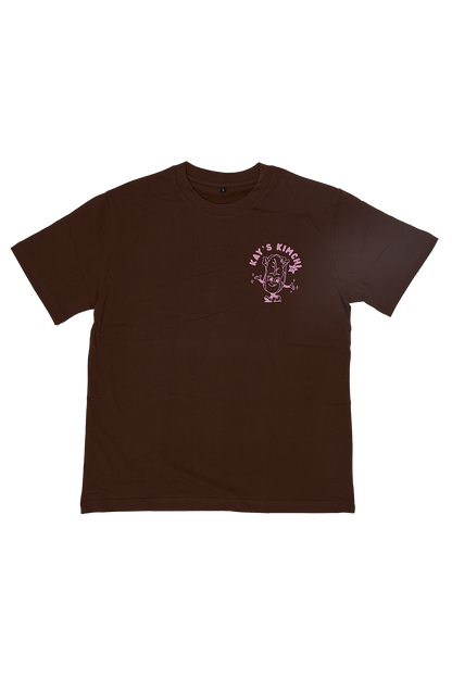 Pink & Brown Kimchi Tee (M)